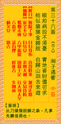 第36签:湘子遇宾