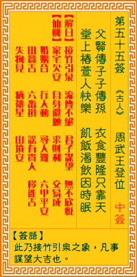 第55签:武王登位