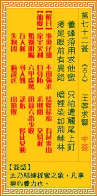 第72签:王莽求贤