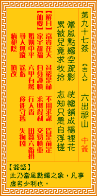 第97签:六出祁山